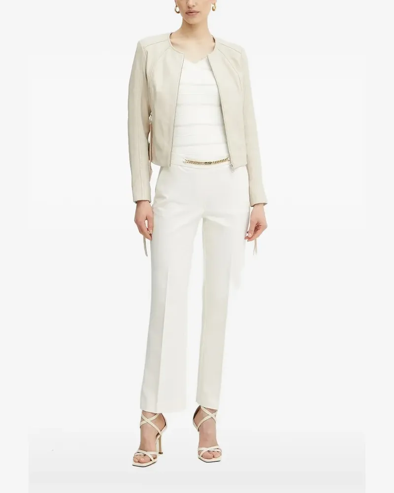 Guess Cropped-Jacke aus Leder - Nude Nude