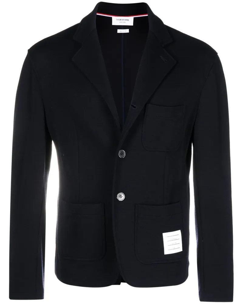 Thom Browne Einreihiges Sakko - Blau Blau