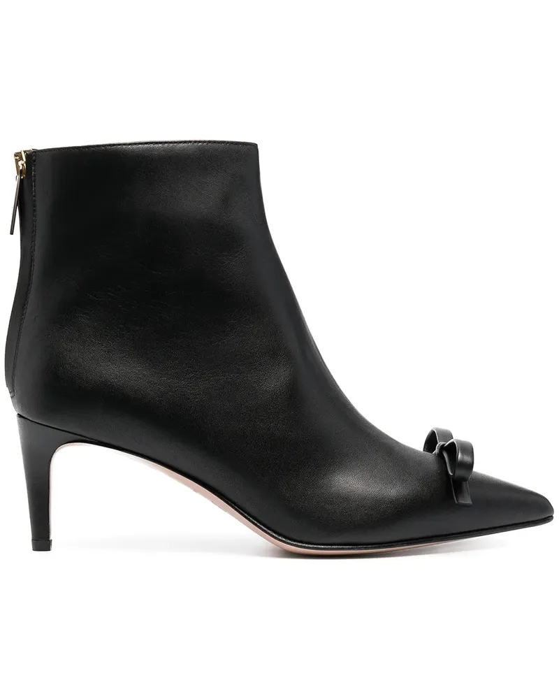 RED Valentino Stiefel mit Schleife - Schwarz Schwarz