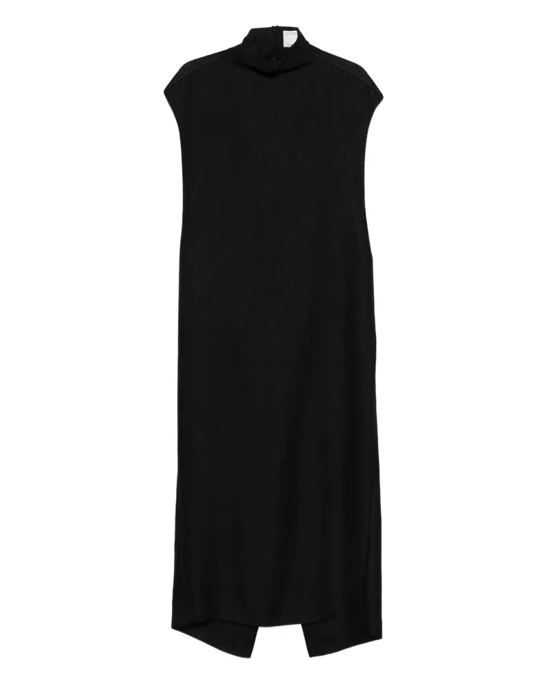 Calvin Klein Thea mock-neck maxi dress - Schwarz Schwarz