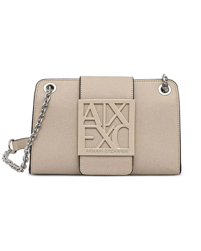 Armani Exchange Mini-Tasche mit Kettenriemen - Nude Nude