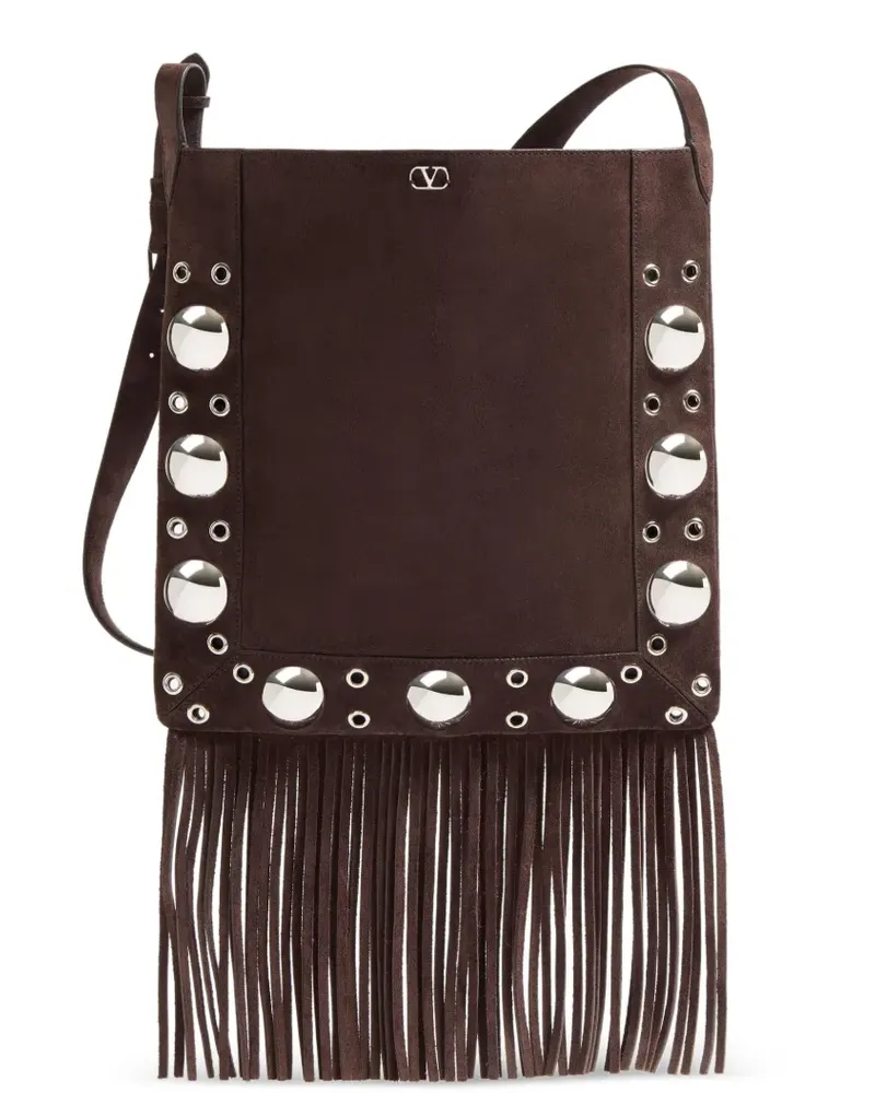 Valentino Garavani Nelcôte Schultertasche - Braun Braun