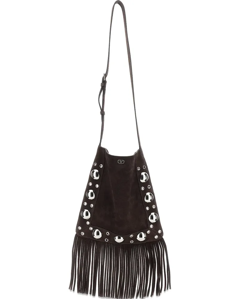 Valentino Garavani Nelcôte Schultertasche - Braun Braun