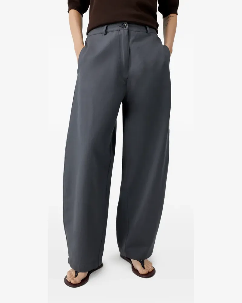 CORDERA curved trousers - Grau Grau