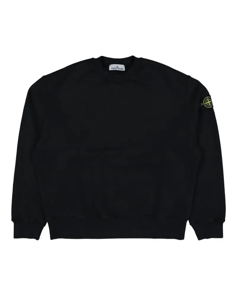Stone Island Compass-badge crew-neck sweatshirt - Schwarz Schwarz