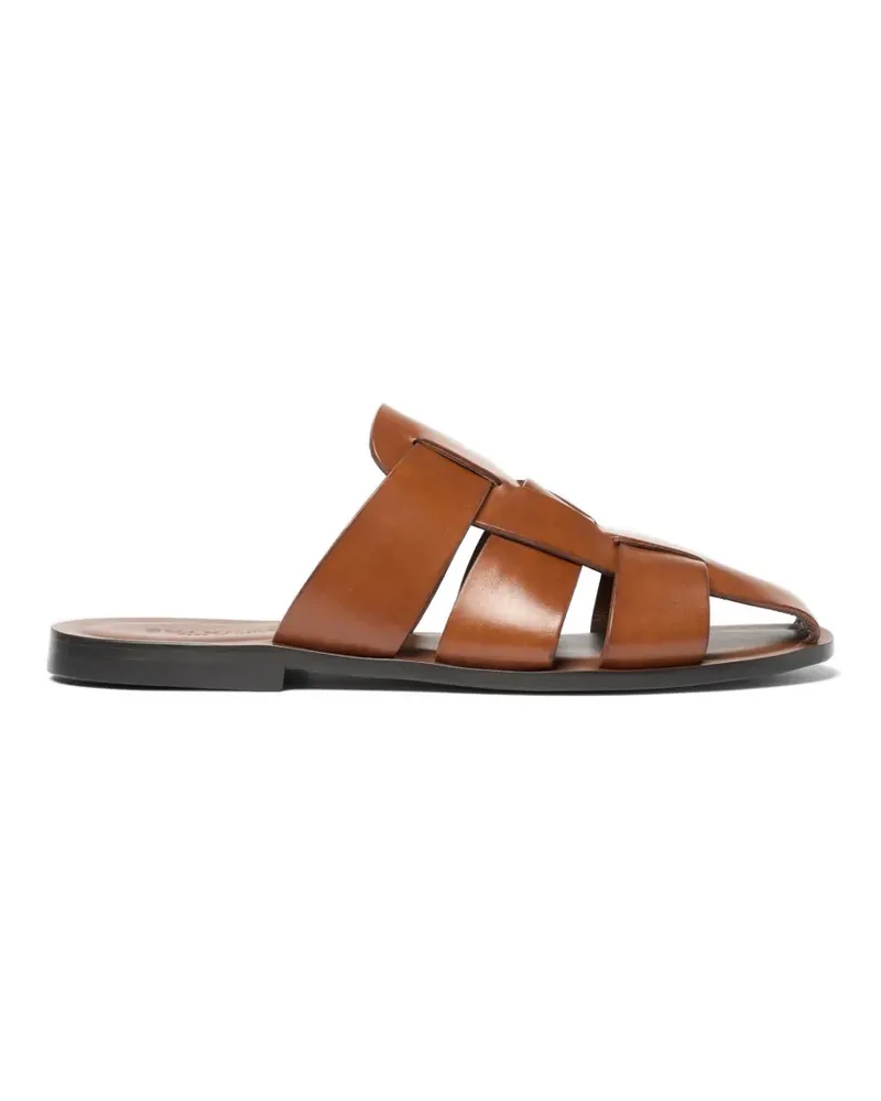 Scarosso Perseo cage-style sandals - Braun Braun