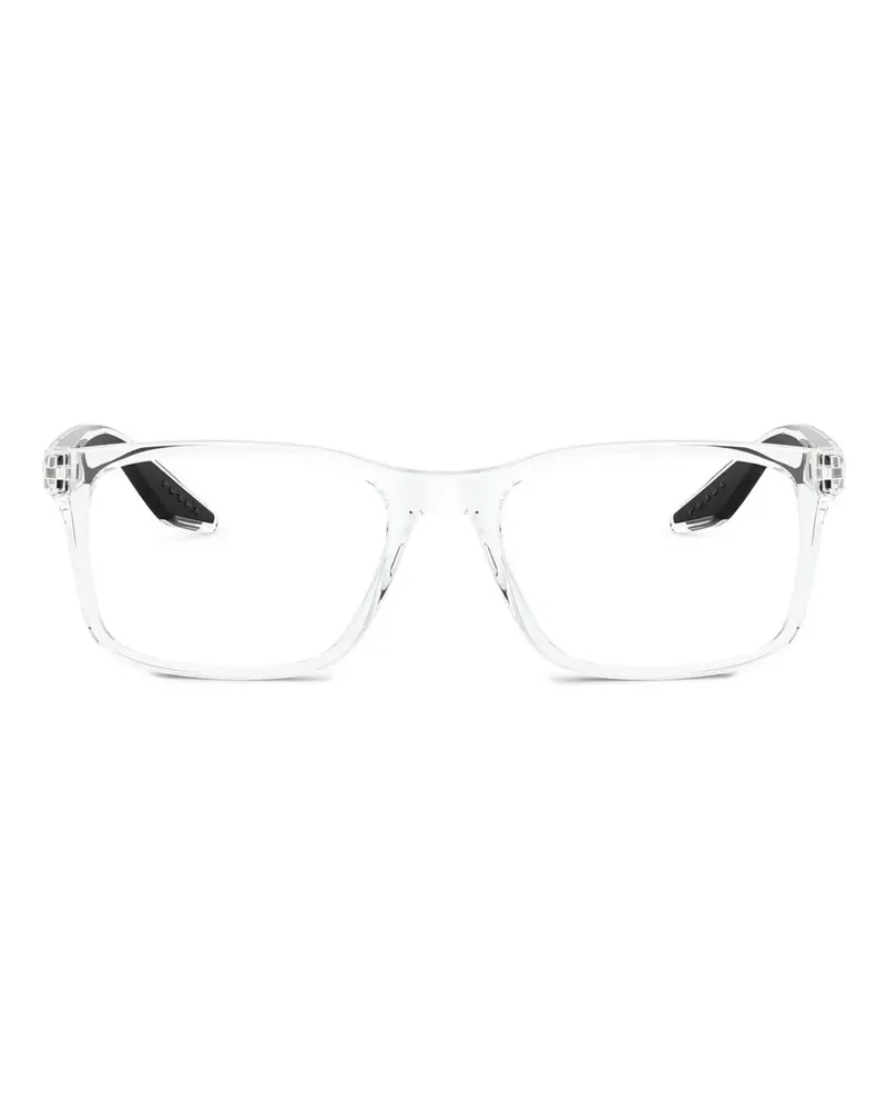 Prada Brille mit eckigem Gestell - Weiß Weiß