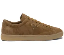 Sneakers aus Wildleder - Braun
