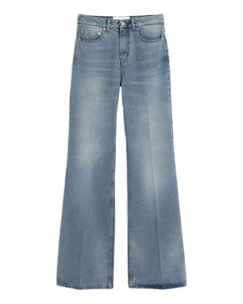 AMI Paris Flare-Fit-Jeans aus Baumwolle - Blau Blau