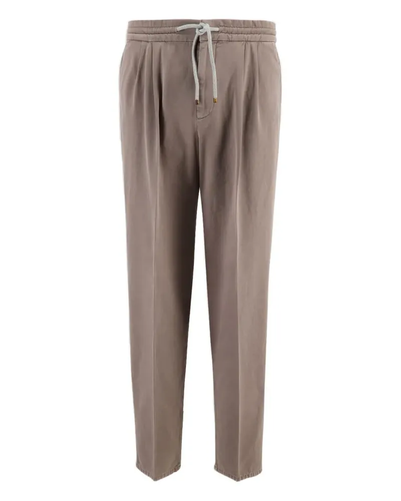 Brunello Cucinelli Hose mit Kordelzug - Braun Braun