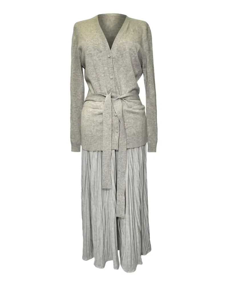 Altuzarra Manuel belted midi dress - Grau Grau