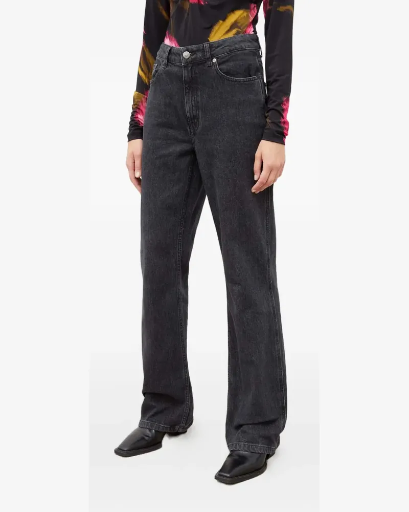 Gestuz Jeans mit hohem Bund - Grau Grau