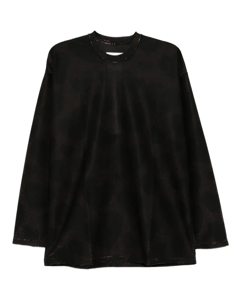 Doublet Sweatshirt mit Rundhalsausschnitt - Schwarz Schwarz