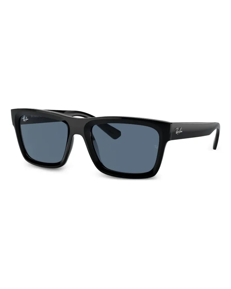Ray Ban Warren Sonnenbrille mit eckigem Gestell - Schwarz Schwarz