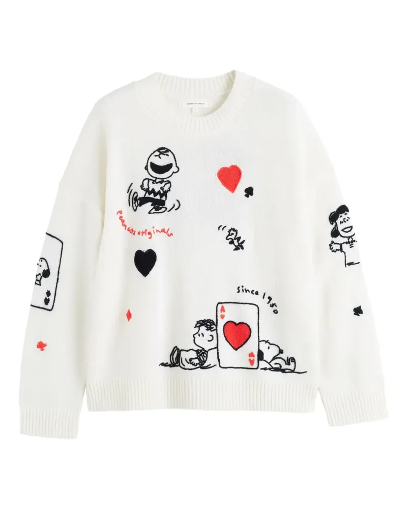 Chinti & Parker x Peanuts Pullover mit Rundhalsausschnitt - Nude Nude