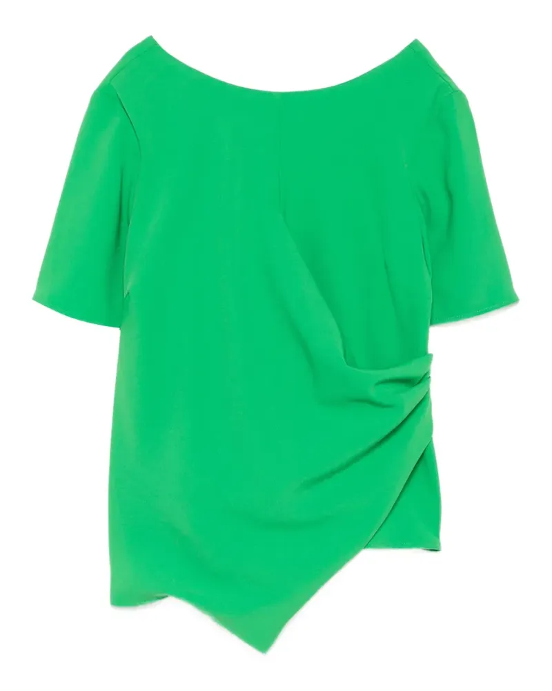 Kaos asymmetric draped-detail blouse - Grün Grün