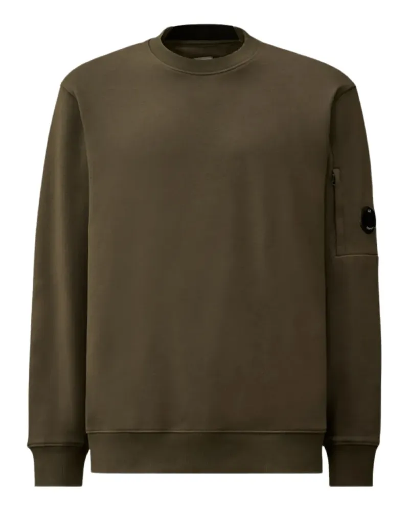 C.P. Company Sweatshirt mit Linsen-Detail - Grün Grün