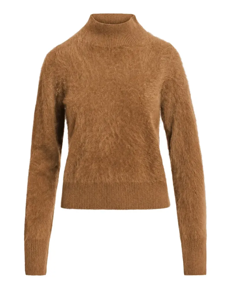 Essentiel Karacas Pullover mit geripptem Besatz - Braun Braun