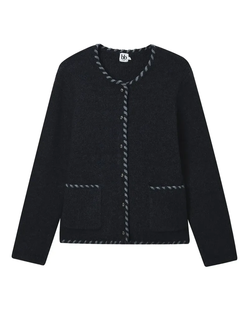 b+ab Cardigan mit langen Ärmeln - Grau Grau