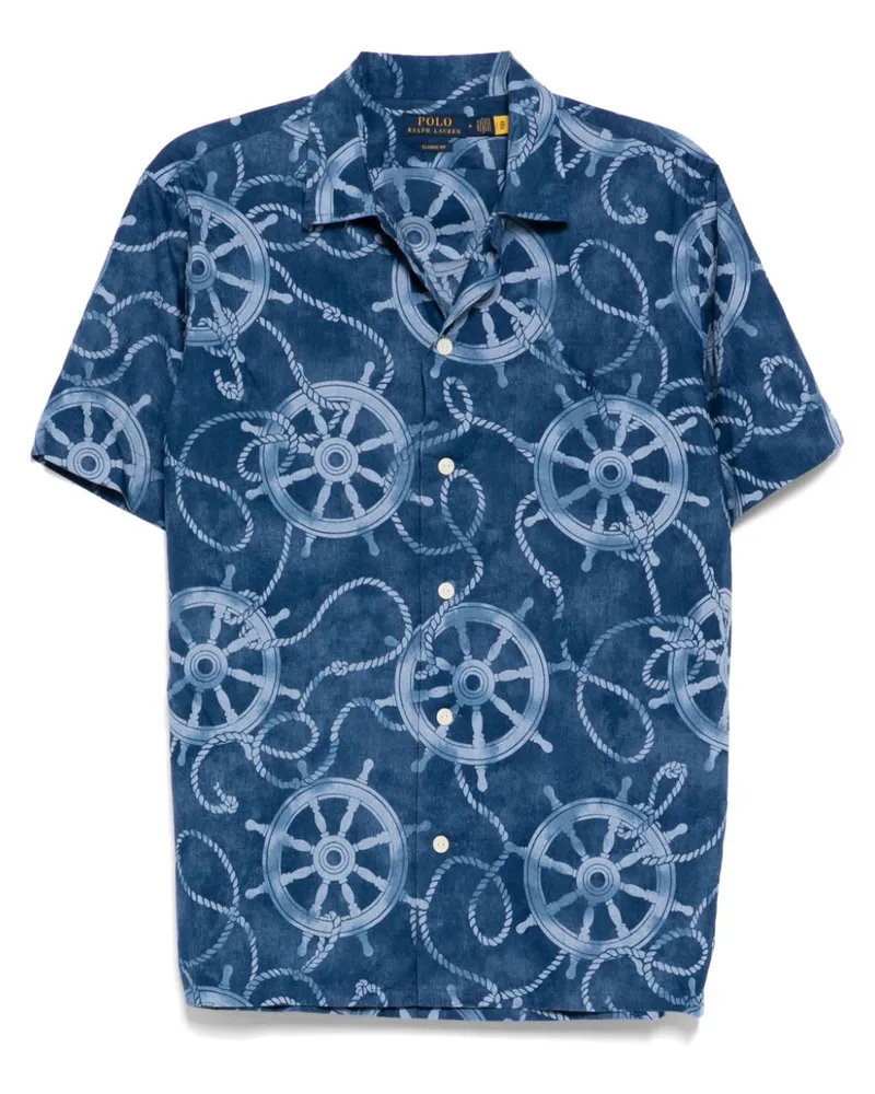 Ralph Lauren Ships Wheel Vacation Hemd - Blau Blau