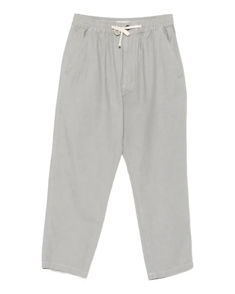 Universal Works drawstring-waist trousers - Grau Grau