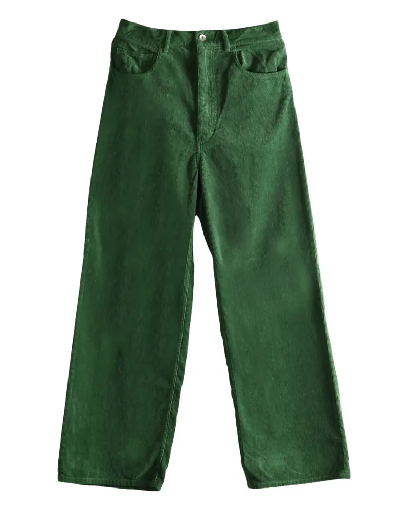AURALEE corduroy trousers - Grün Grün