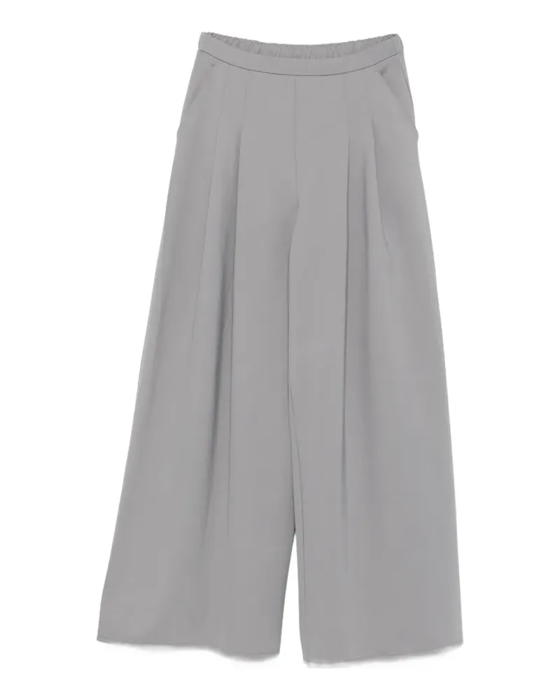 Max Mara Vongola pleated palazzo pants - Grau Grau