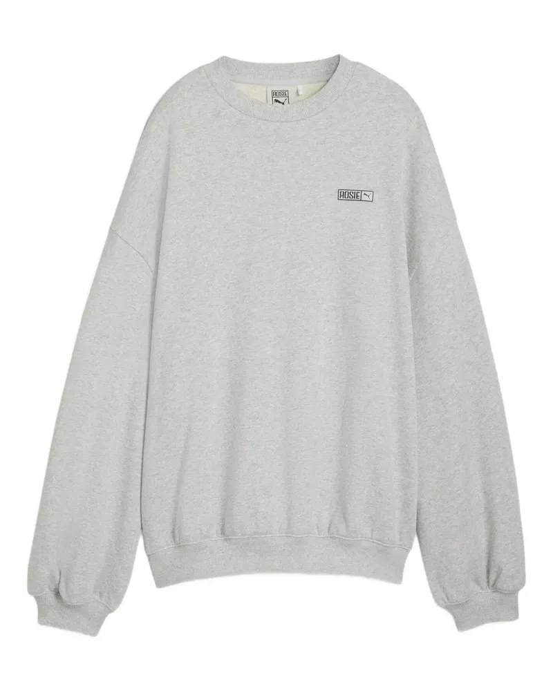 Puma x Rosé Sweatshirt mit Logo-Stickerei - Grau Grau