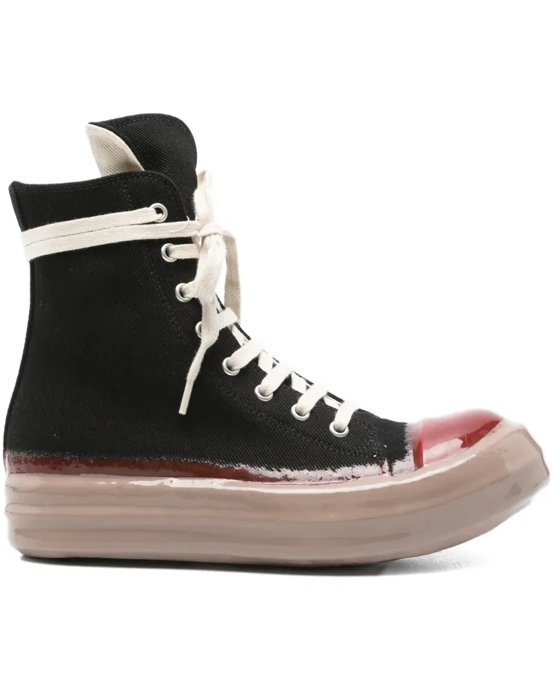 DRKSHDW by Rick Owens High-Top-Sneakers mit Schnürung - Schwarz Schwarz
