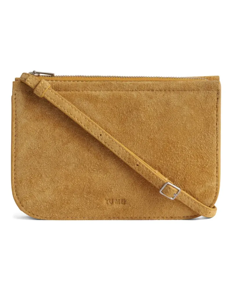 YU MEI Vi Mini-Tasche aus Wildleder mit Reißverschluss - Braun Braun