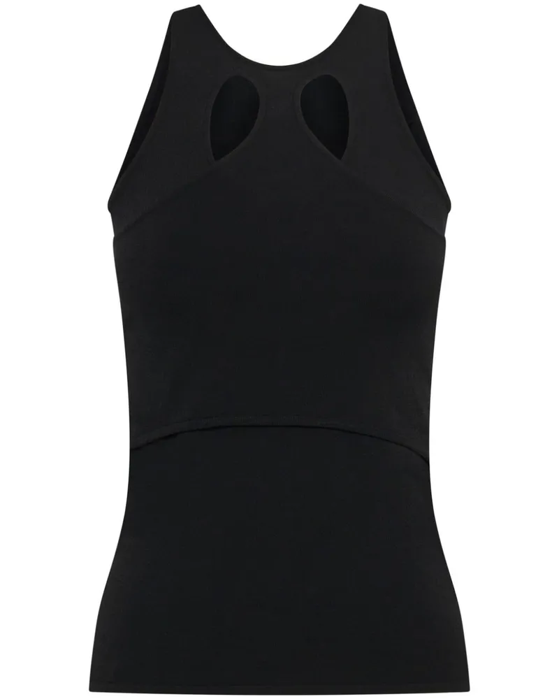 Dion Lee Mobius Loop Top - Schwarz Schwarz