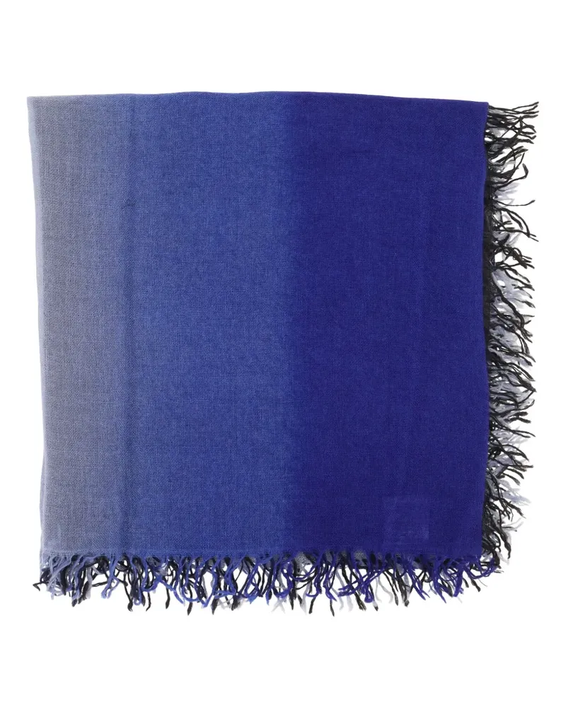 Faliero Sarti Ausgefranster Schal - Blau Blau