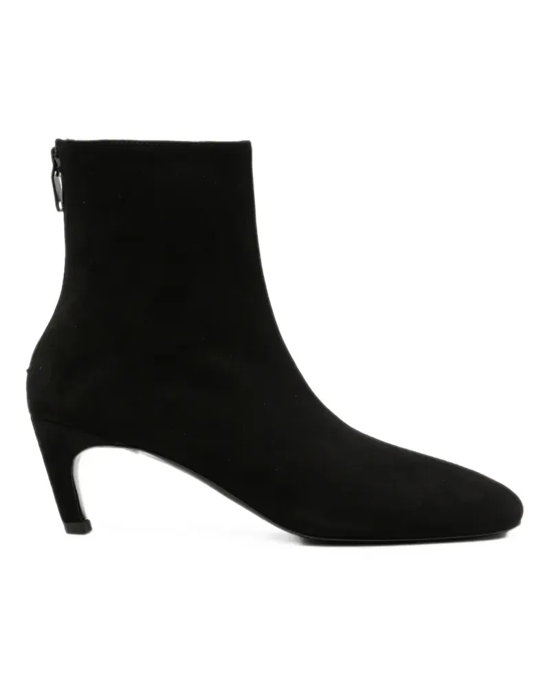 Totême suede ankle boots - Schwarz Schwarz