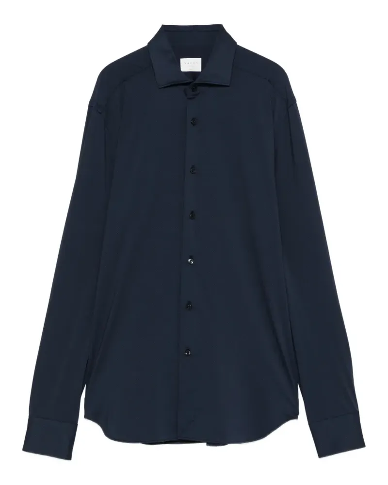 XACUS Klassisches Hemd - Blau Blau