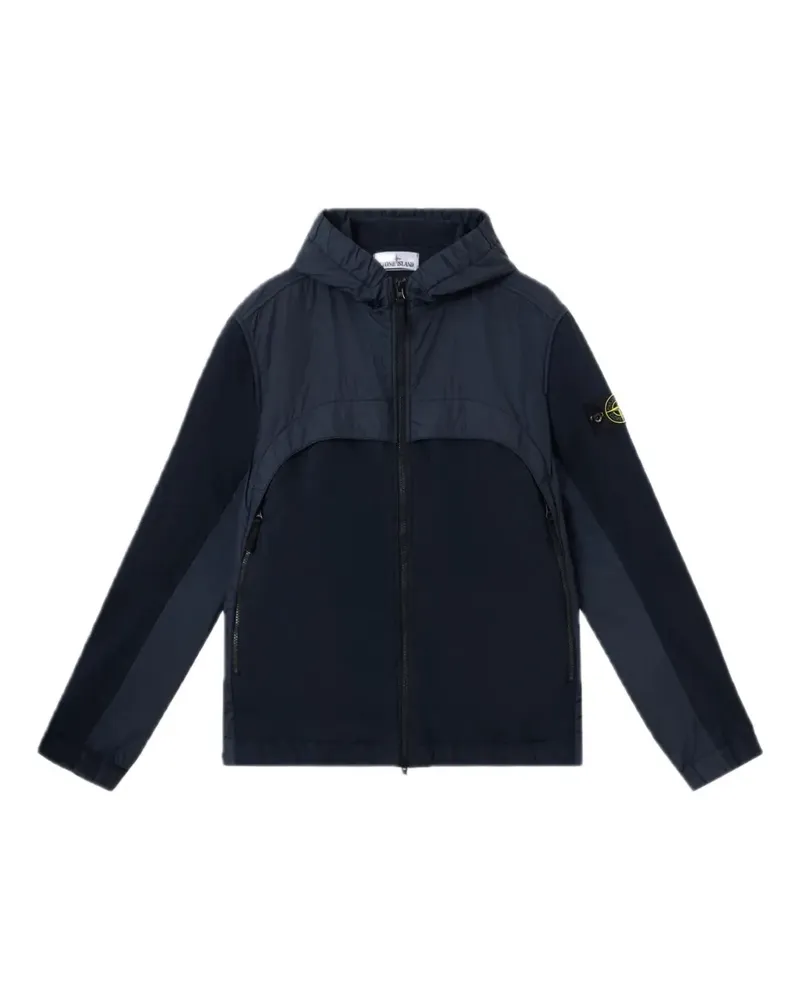 Stone Island Kapuzenjacke mit Einsätzen - Blau Blau
