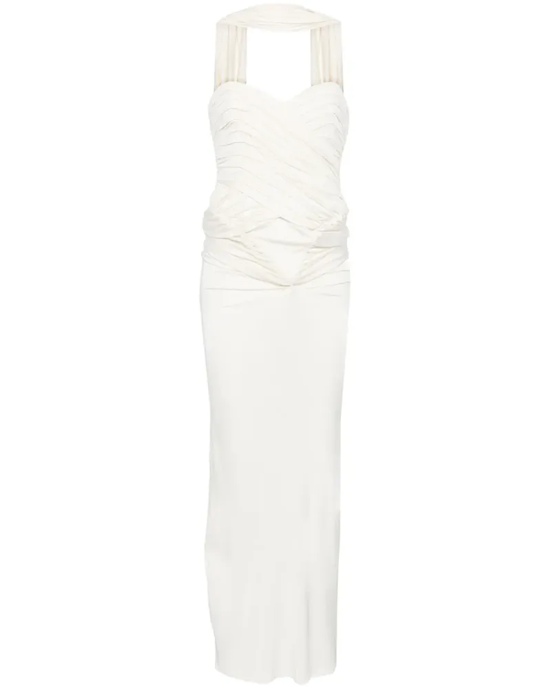 The New Arrivals Ilkyaz Ozel Samsara Abendkleid - Weiß Weiß