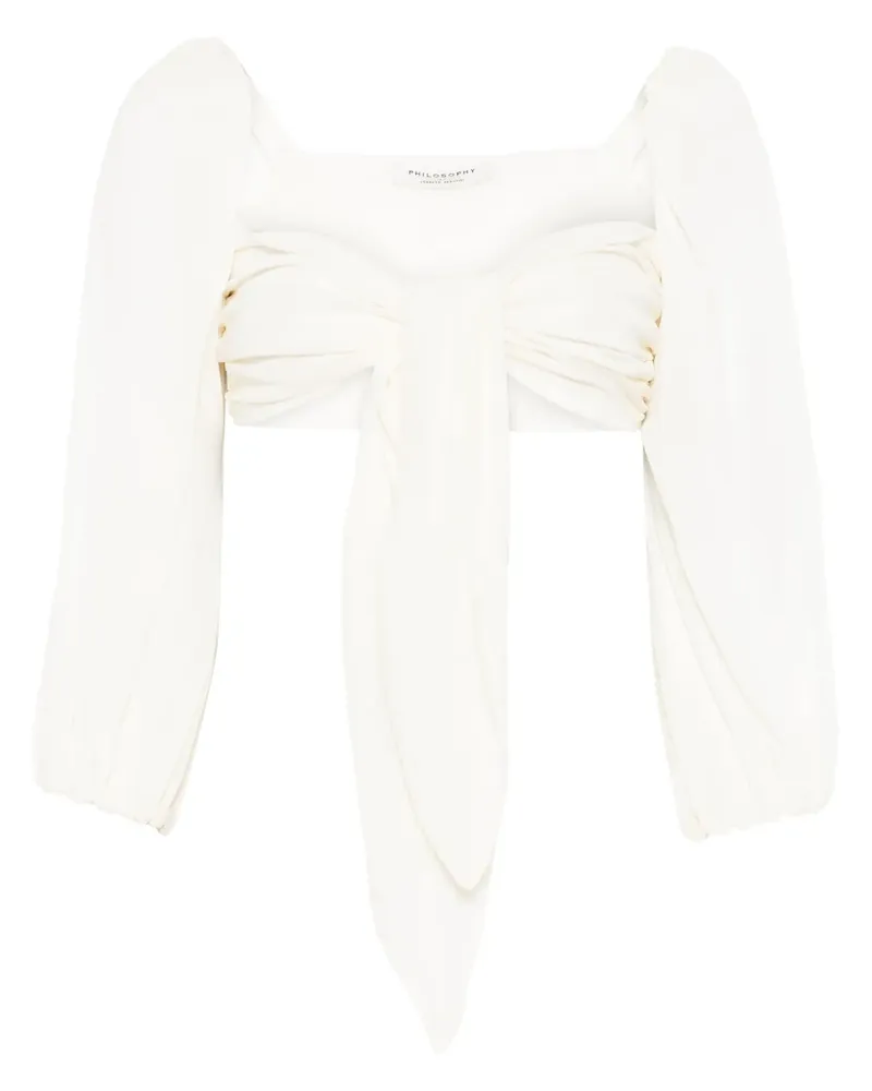 Philosophy Di Lorenzo Serafini Drapiertes Top - Nude Nude
