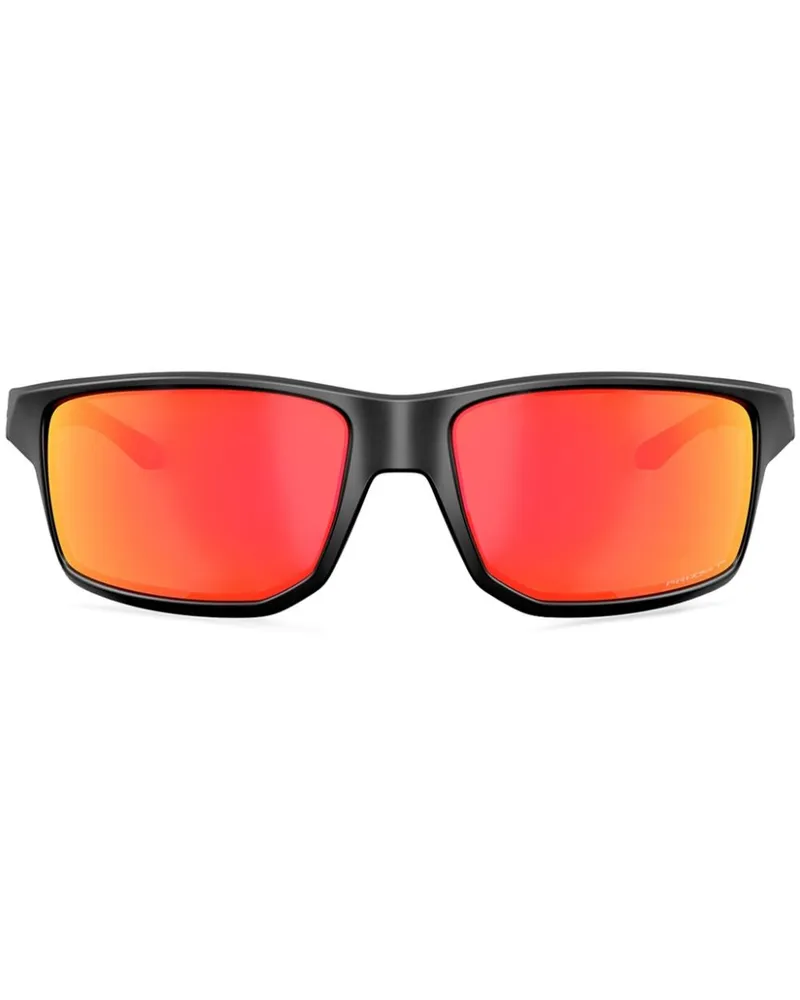 Oakley Gibston XL Sonnenbrille mit eckigem Gestell - Schwarz Schwarz