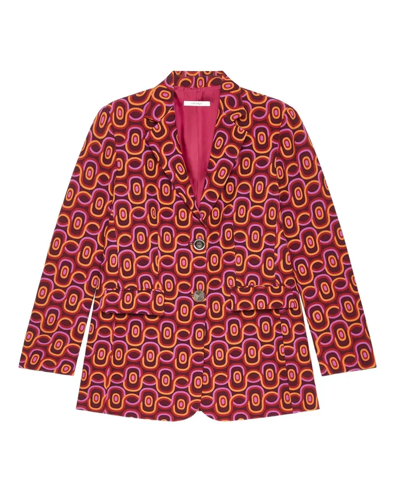 Maliparmi Einreihiger Blazer - Rot Rot