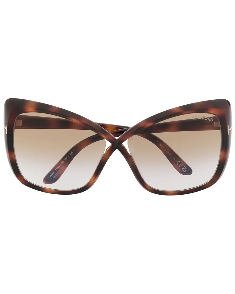 Tom Ford FT0943 Jasmin Sonnenbrille - Braun Braun