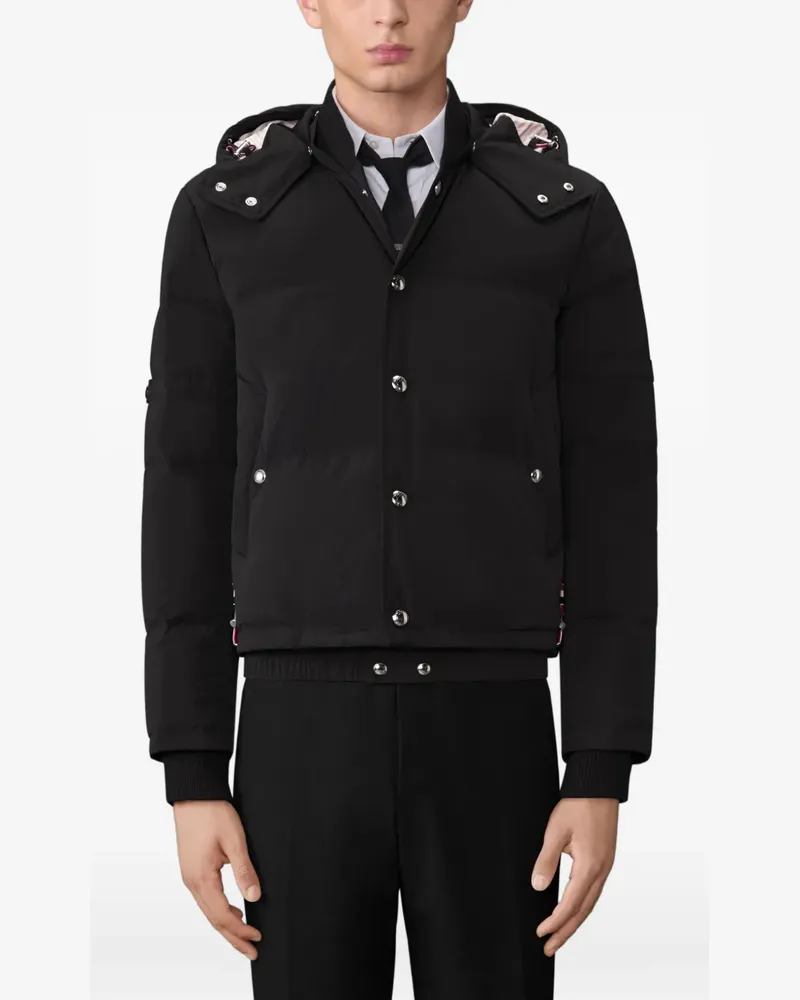 Thom Browne Bomberjacke mit Armbändern - Schwarz Schwarz