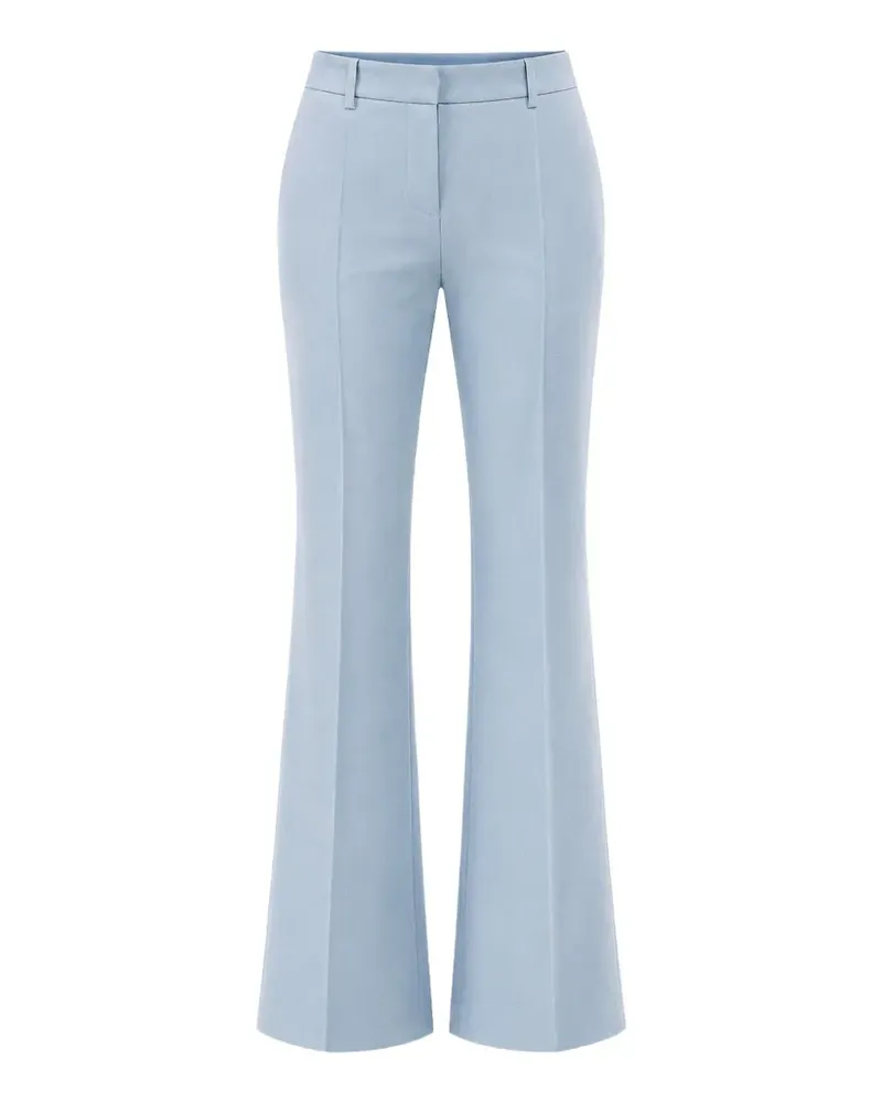 Barbara Bui pressed-crease flared trousers - Blau Blau