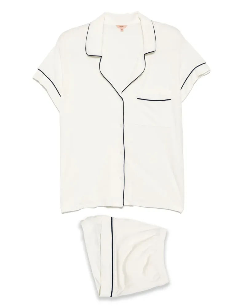 Eberjey Gisele Pyjama - Weiß Weiß