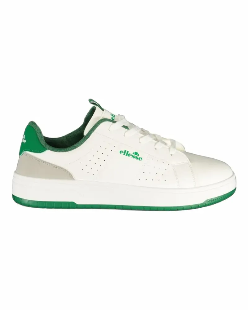 Ellesse Perforierte Sneakers mit Logo - Weiß Weiß
