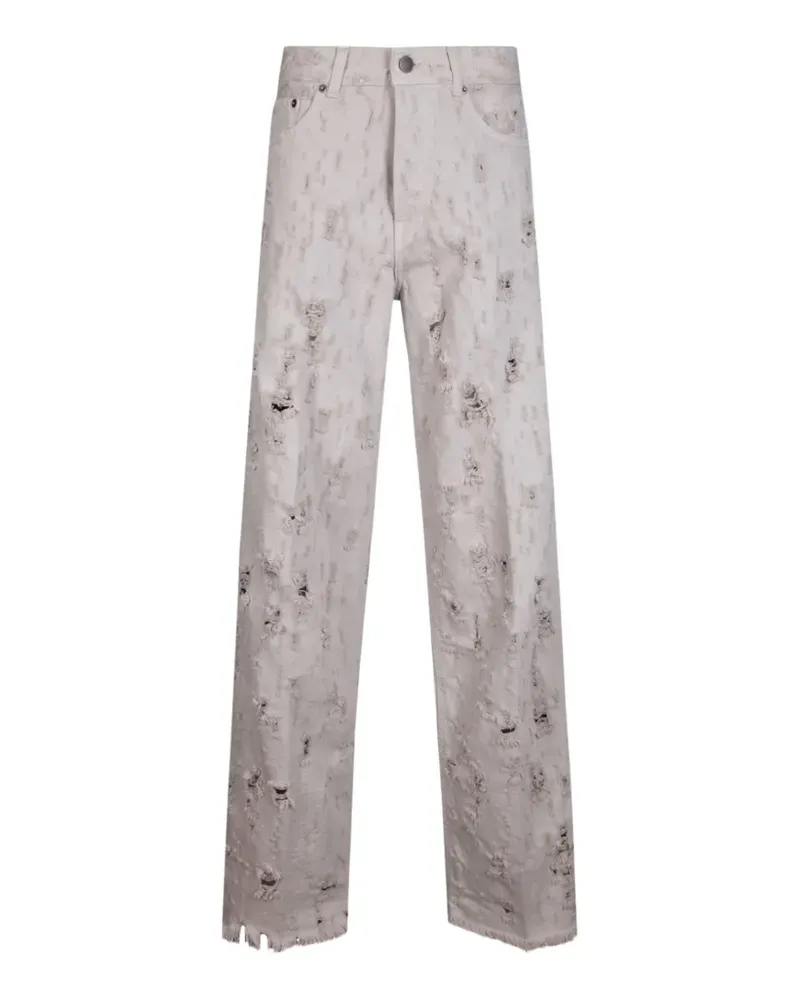 Haikure destroyed bull jeans - Nude Nude