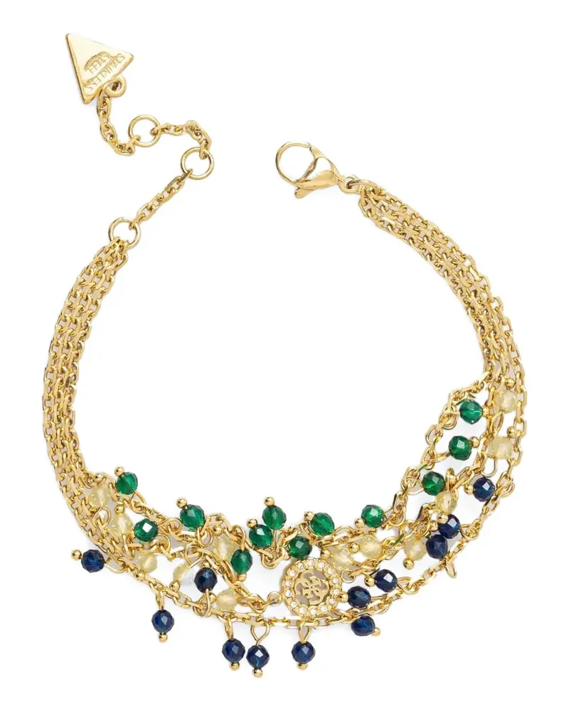 Guess beaded multi-chain bracelet - Gold Gold