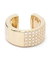 MIZUKI 14kt Gelbgoldarmspange mit Diamanten Gold