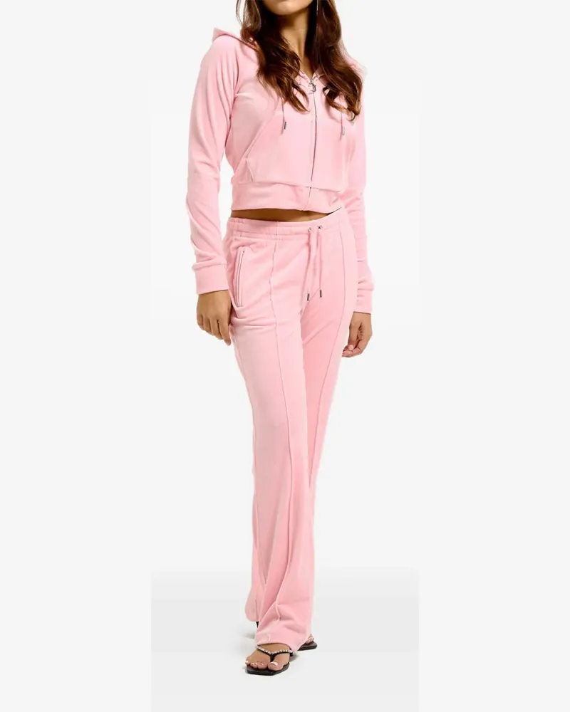 Juicy Couture Velours-Jogginghose mit Strass - Rosa Rosa