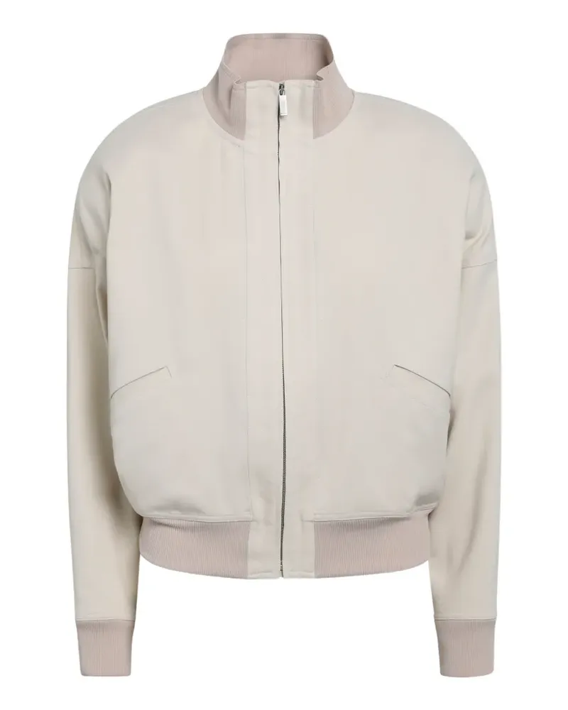 Gucci Bomberjacke mit gerippten Details - Nude Nude