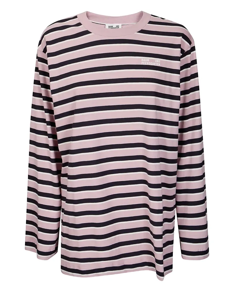 Baum und Pferdgarten Jeevana striped T-shirt - Rosa Rosa